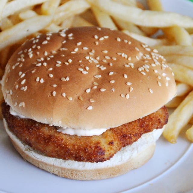 Turkey Burger Meal.