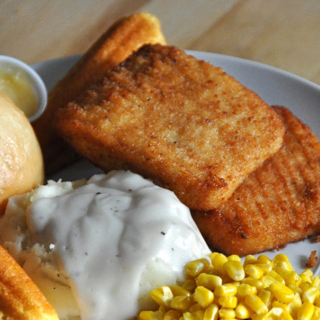 Turkey Steak Meal.