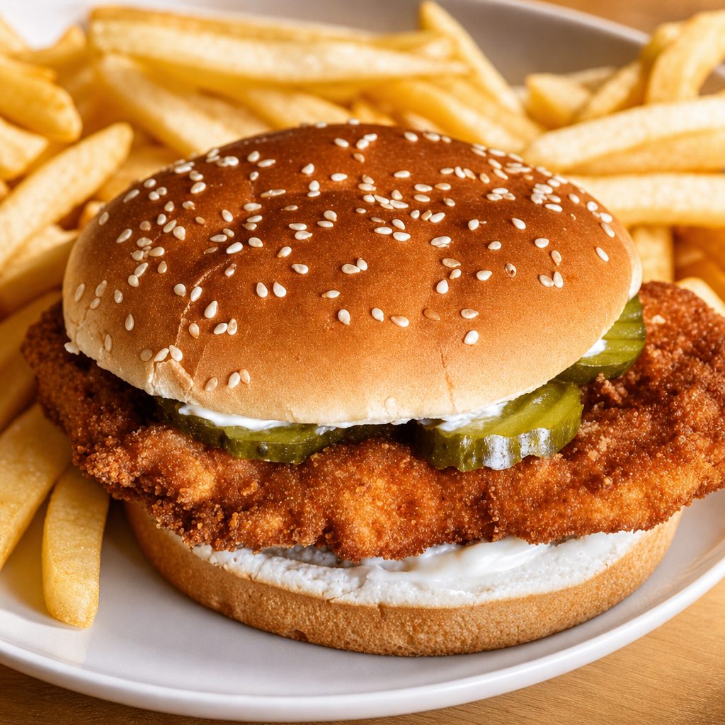 Chicken Sandwich Meal.